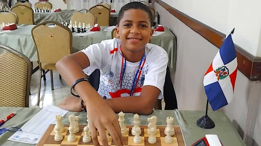 Angel Lara Santos, campeón U11, Campeonato Centoamericano de Ajedrez Escolar