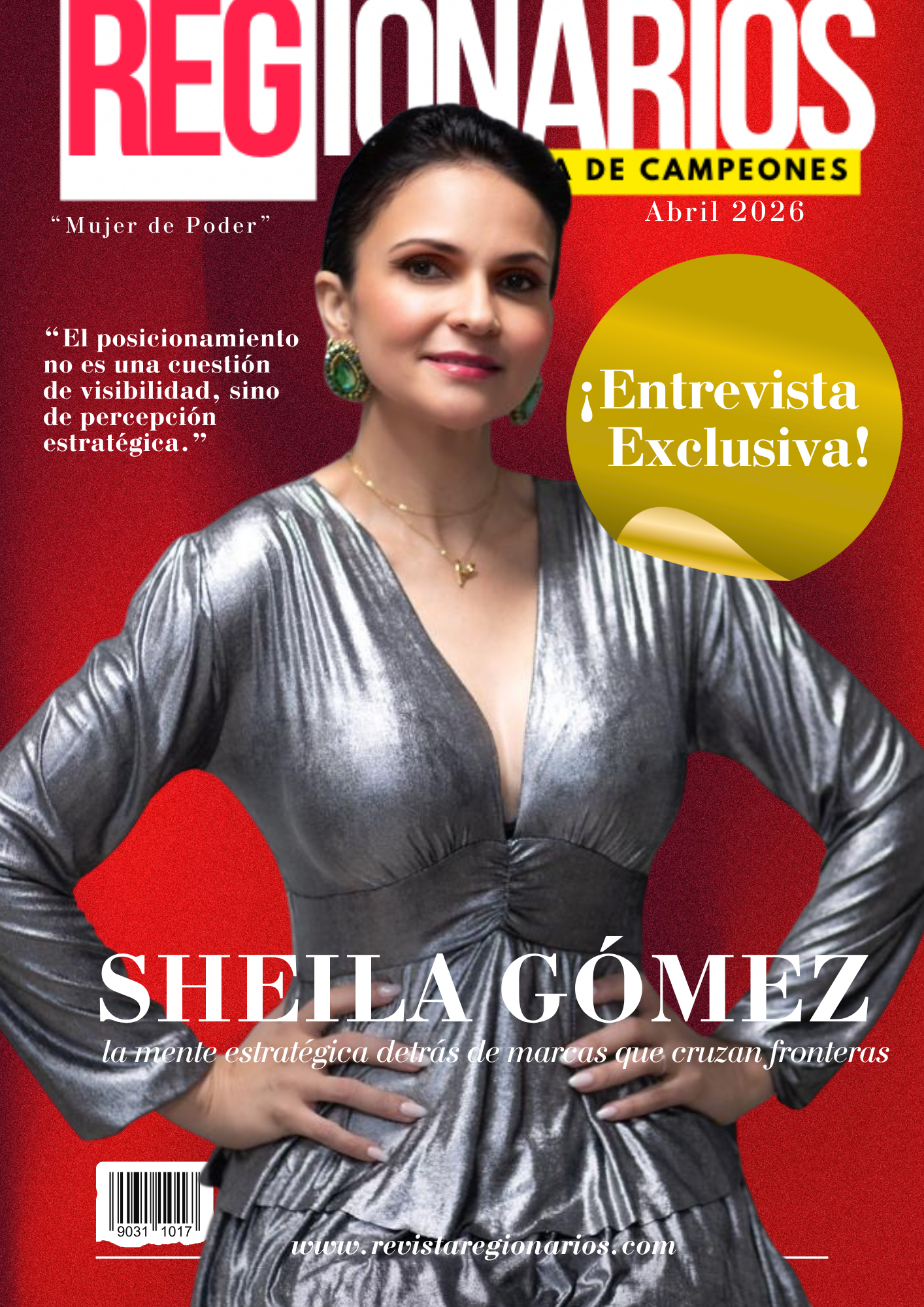 Red White Grainy Gradient Fashion & Lifestyle Magazine Cover